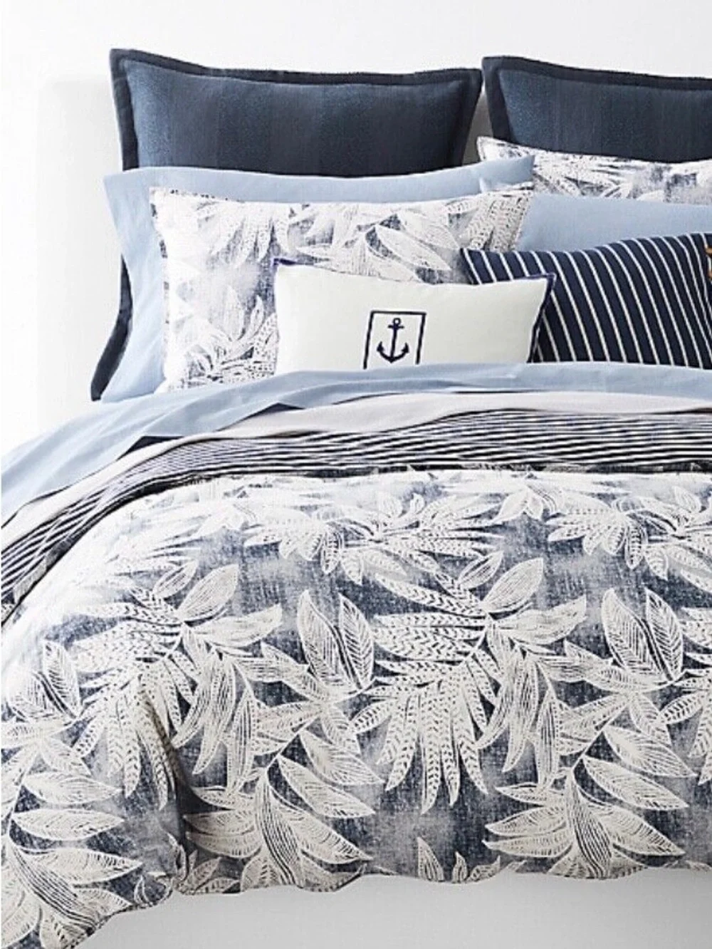NWT❤️Lauren Ralph Lauren Evan 3 Pc Queen Size Duvet Comforter Set